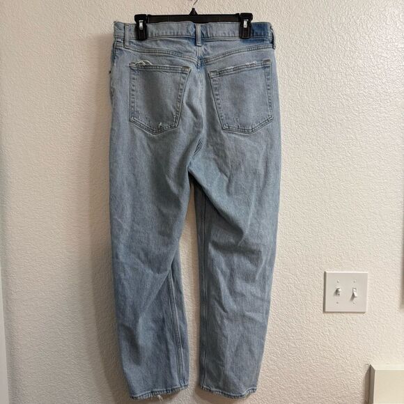 Aberombie & Fitch The Dad High Rise Criss-Cross Waistband Size 31 | 12 S - Picture 2 of 3